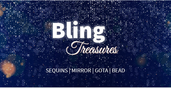Festive Wear: Bling Attires with sequins, mirrors, beads and gota work. Shop! Festive Wear: Bling Attires with sequins, mirrors, beads and gota work. Shop!