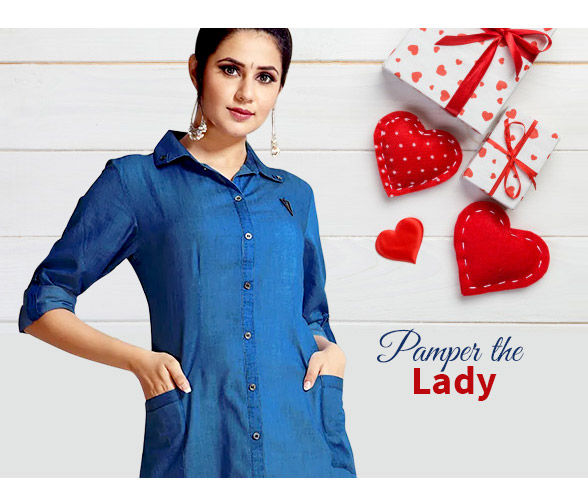 Valentine Gifts for Her: Printed sarees, pakistani suits and kurtas. Shop! Valentine Gifts for Her: Printed sarees, pakistani suits and kurtas. Shop!