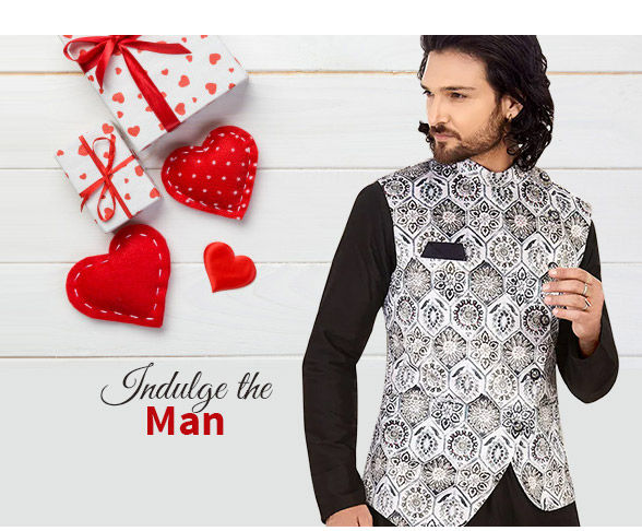 Valentine Gifts for Him: Silk shirts, kurtas and nehru jackets. Shop! Valentine Gifts for Him: Silk shirts, kurtas and nehru jackets. Shop!