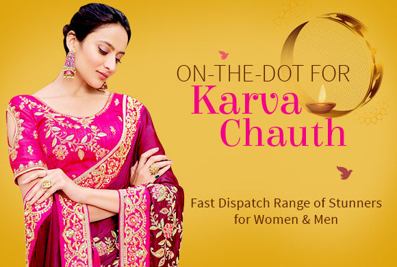Karva Chauth: South silks, zari lehengas, kurta pajamas, jewelry and more. Shop! 