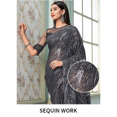 Luxe embellishments: Indian styles with Zari, Sequin and Stone work. Shop!