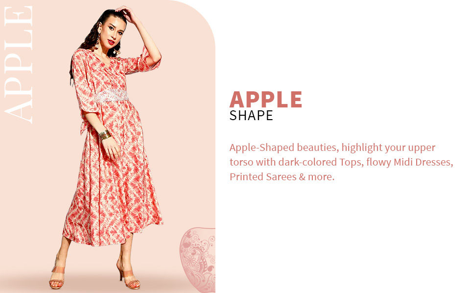 Dress patterns for outlet apple shaped body