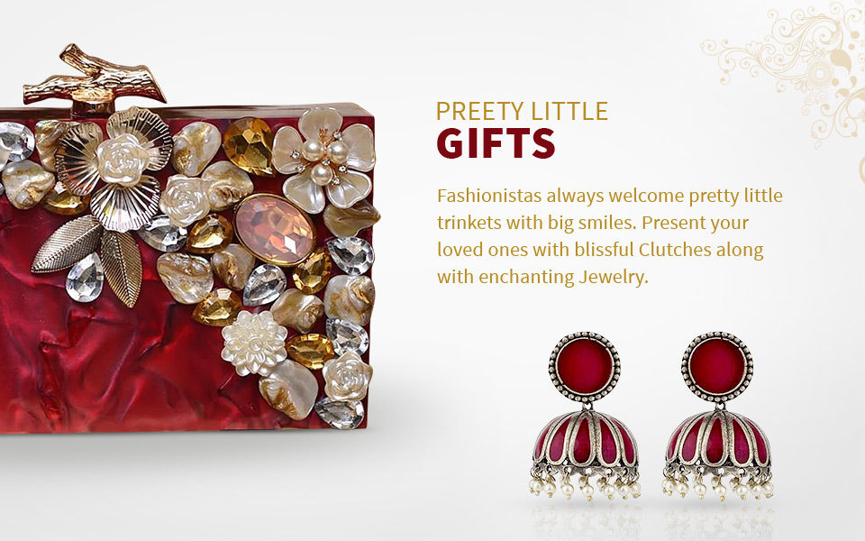 The Ultimate Gift Collection: Pearl Jewelry, Box Clutches, Oxidized Jewelry, and more. Shop!