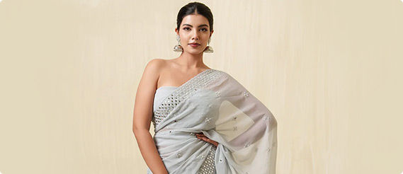 Georgette Fabric: Flowy and plush touch to Saree. Explore!