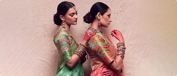 A lustrous and elegant match to traditional Indian Sarees. Explore!