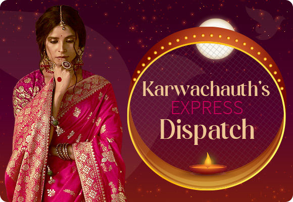 Ready to Ship Karwachauth collection for last-minute shoppers. Shop!