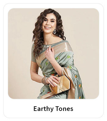 Earthy toned Sarees, Salwars, Indowestern & more. Shop!
