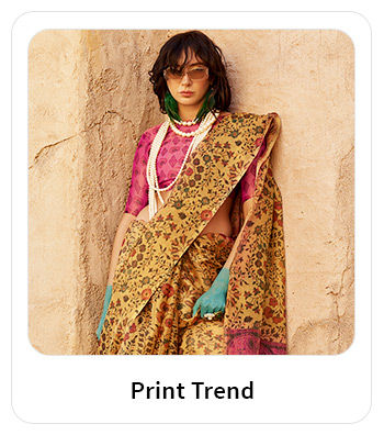 Indian wear with Block Print, Paisley Print, Ikat Print, Bagru Print, etc. Shop!
