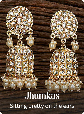 Trending Jhumkas. Shop!