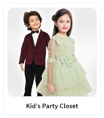 Gowns, Lehenga Cholis, Sherwanis & more for Kids' Party Closet. Shop!