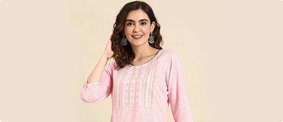 Summer friendly, airy and lightweight kurtas for every styles & budget. Shop! Summer friendly, airy and lightweight kurtas for every styles & budget. Shop!