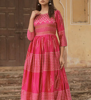 Vibrant Printed Gowns