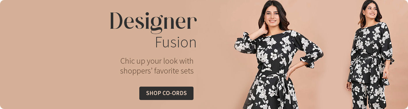 Embroidered and Printed Co-ord Sets. Shop!