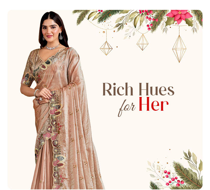 Rich color shades of Ruffled Sarees, Abaya Suits, and a lot more. Shop! Rich color shades of Ruffled Sarees, Abaya Suits, and a lot more. Shop!