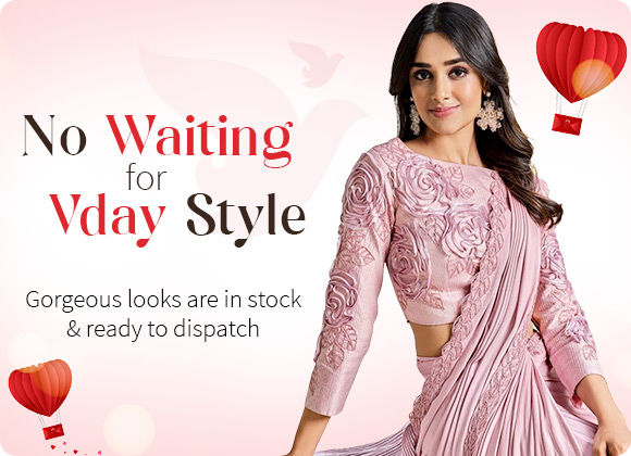 Ready to Ship Plain sarees, pre stitched sarees, abaya style suits, coats & more. Order now!