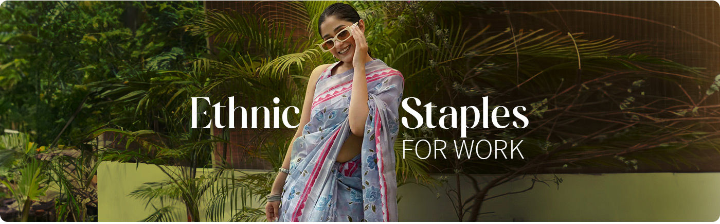 Sleek & smart Traditional Wear for Office. Shop!