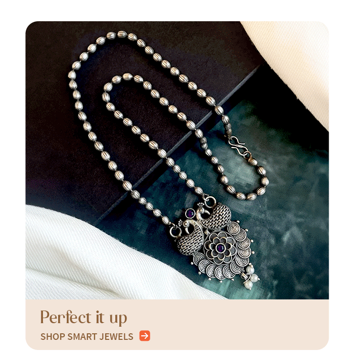 Perk up your work look with dupattas, oxidised & pearl jewelry. Shop here!