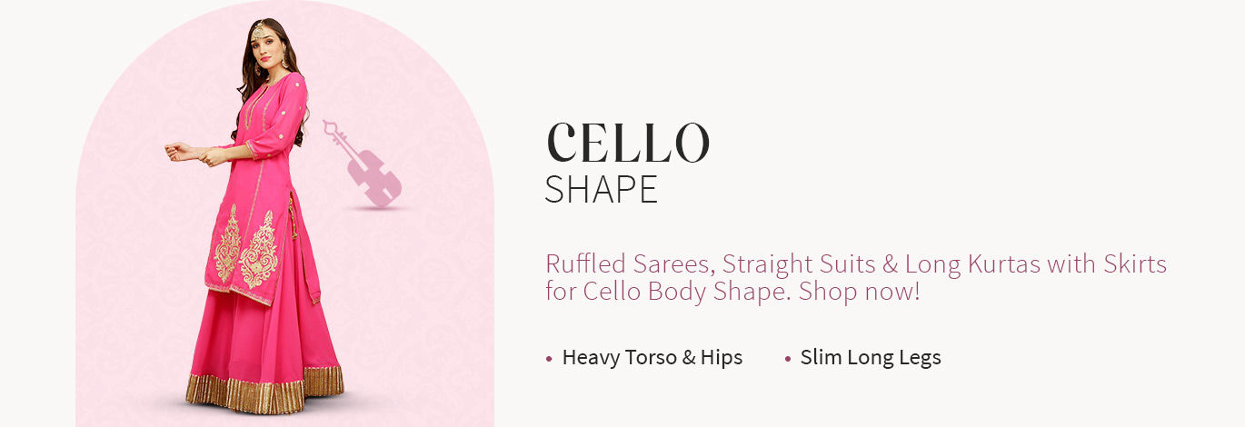 Outfits for Cello shape body type. Shop!