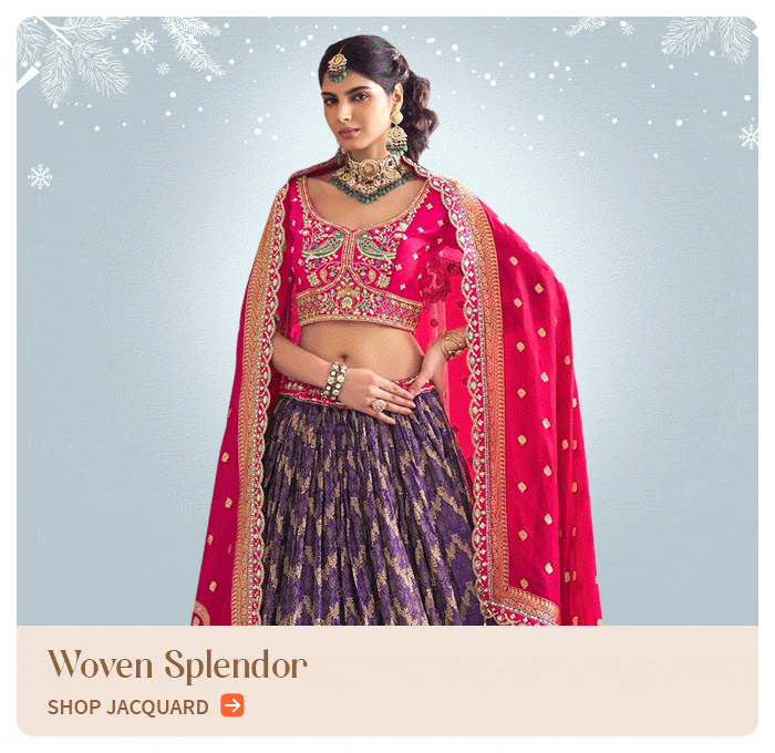 Rich, woven ethnic styles in Jacquard. Shop!