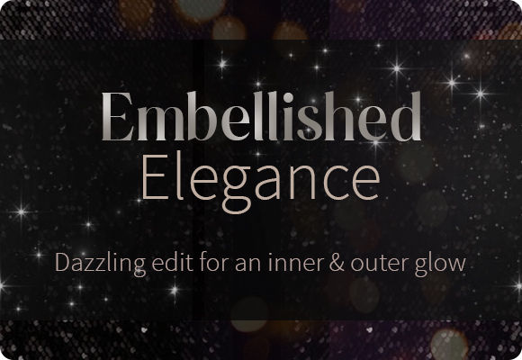 Scintillating range of Embellished Ethnic & Modern Styles. Shop!