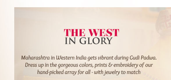 Paithani, Nauvari, Mirror Work, Bandhej, Sherwanis & more for New Year in West. Enjoy! Paithani, Nauvari, Mirror Work, Bandhej, Sherwanis & more for New Year in West. Enjoy!