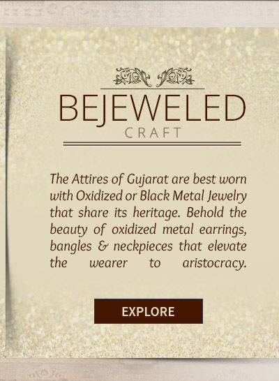 Traditional Jewelry in Oxidized Metal from Gujarat. Shop!